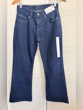Uniqlo Women's Dark Indigo Wide-Leg Jeans